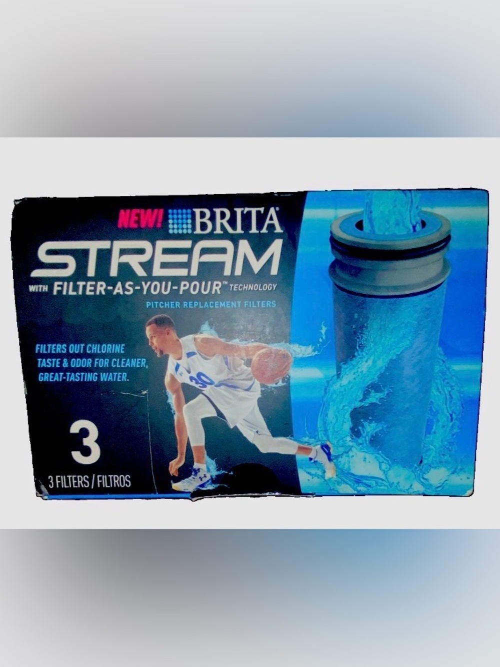 BRITA Stream Filter-As-You-Pour Pitcher Filters 3-Pack